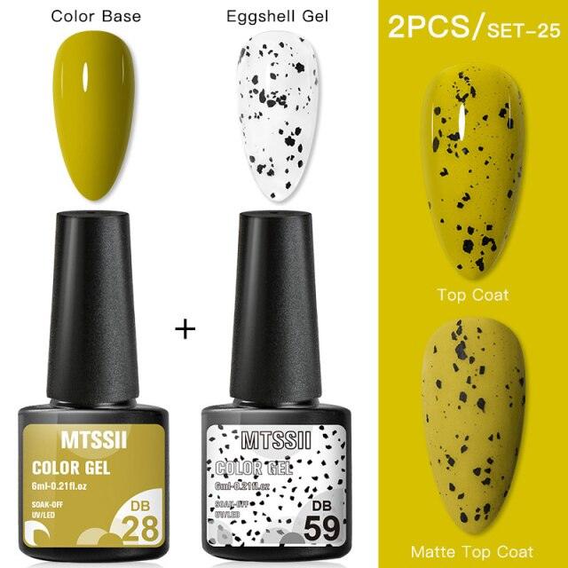 Luxury Gel Nail Polish Permanent Glossy Matte Egg Effect Elegant Stylish Eggshell Design For Women And Lady Nail Gel Stevvex