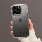 Luxury Glitter Bumper Clear Case for IPhone 14 13 12 11 Pro Max Mini X XS Max XR Cute Shining Shockproof Silicone Cover Hard Back Shockproof Protective Phone Cover For iPhone Stevvex