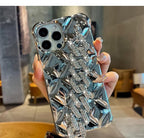 Luxury Glitter Rhinestones Wrist Bracelet Chain Case For iPhone 14 13 11 12 Pro Max X XR XS 7 8 Plus Detachable Metal Bracelet Luxury Chain Case for iPhone Stevvex
