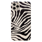 Luxury Leather Black White Zebra Pattern Phone Case for iPhone 13 12 11 14 Pro Max Xs Xr 7 14 plus Anti-fall Soft Silicone Back Cover Soft Slim Thin Luxury Shockproof Shiny Case for Girls and Women Zebra Print iPhone Case Stevvex