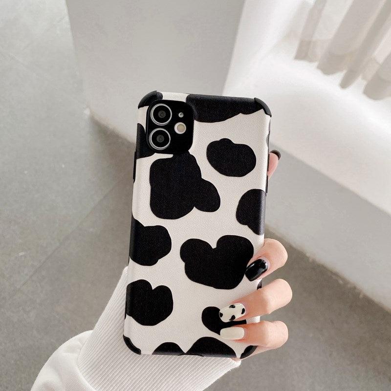 Luxury Leather Black White Zebra Pattern Phone Case for iPhone 13 12 11 14 Pro Max Xs Xr 7 14 plus Anti-fall Soft Silicone Back Cover Soft Slim Thin Luxury Shockproof Shiny Case for Girls and Women Zebra Print iPhone Case Stevvex