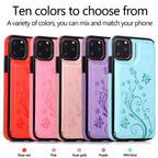 Luxury Leather Case For iPhone 14 12 13 Pro Comfortable Soft Wallet Card Slots Phone Flip Cover Wallet Case with Card Holder for iPhone Stevvex