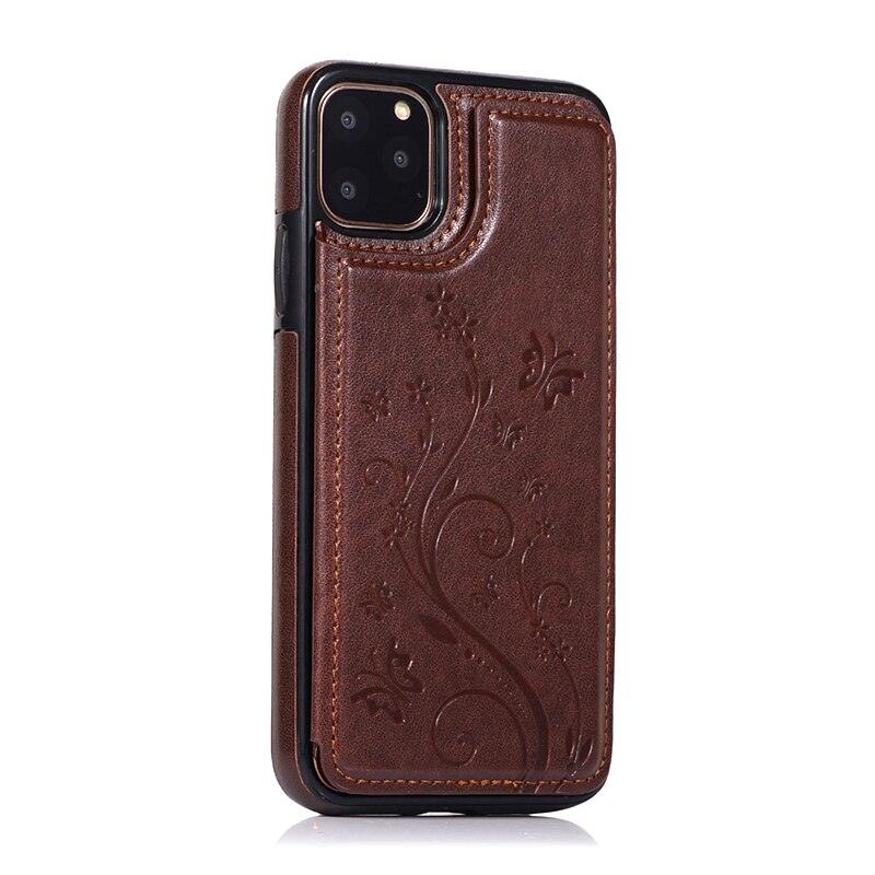 Luxury Leather Case For iPhone 14 12 13 Pro Comfortable Soft Wallet Card Slots Phone Flip Cover Wallet Case with Card Holder for iPhone Stevvex