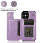 Luxury Leather Case For iPhone 14 12 13 Pro Comfortable Soft Wallet Card Slots Phone Flip Cover Wallet Case with Card Holder for iPhone Stevvex