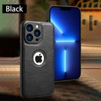 Luxury Leather Case for iPhone 14 13 12 11 Pro MAX XS XR 7 8 Plus Classic Silicone Phone Cover  Leather Case Thin Flexible Soft Grip Luxury PU Leather Cover for Men Durable Anti-Scratch Full Phone Cases Stevvex