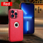 Luxury Leather Case for iPhone 14 13 12 11 Pro MAX XS XR 7 8 Plus Classic Silicone Phone Cover  Leather Case Thin Flexible Soft Grip Luxury PU Leather Cover for Men Durable Anti-Scratch Full Phone Cases Stevvex
