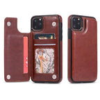 Luxury Leather Cover For iPhone 14 12 13 Mini 11 Pro XR XS Max 6 6s 7 8 Plus 5 5s Wallet Phone Card Slot Flip PU Leather Kickstand Card Slots Case Double Magnetic Clasp Durable Shockproof Cover For iPhone Stevvex