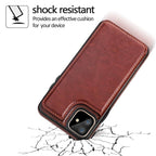 Luxury Leather Cover For iPhone 14 12 13 Mini 11 Pro XR XS Max 6 6s 7 8 Plus 5 5s Wallet Phone Card Slot Flip PU Leather Kickstand Card Slots Case Double Magnetic Clasp Durable Shockproof Cover For iPhone Stevvex
