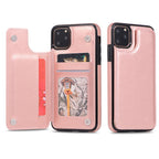 Luxury Leather Cover For iPhone 14 12 13 Mini 11 Pro XR XS Max 6 6s 7 8 Plus 5 5s Wallet Phone Card Slot Flip PU Leather Kickstand Card Slots Case Double Magnetic Clasp Durable Shockproof Cover For iPhone Stevvex