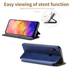 Luxury Leather Flip Case For Xiaomi Redmi Note 9 9S 10 5G 10S 11 11S 8 Pro 8T 7 + Plus Wallet Cover On Redmi 7A 6 6A 9 9A 9C 9T Durable Leather flip Back Covers Stevvex