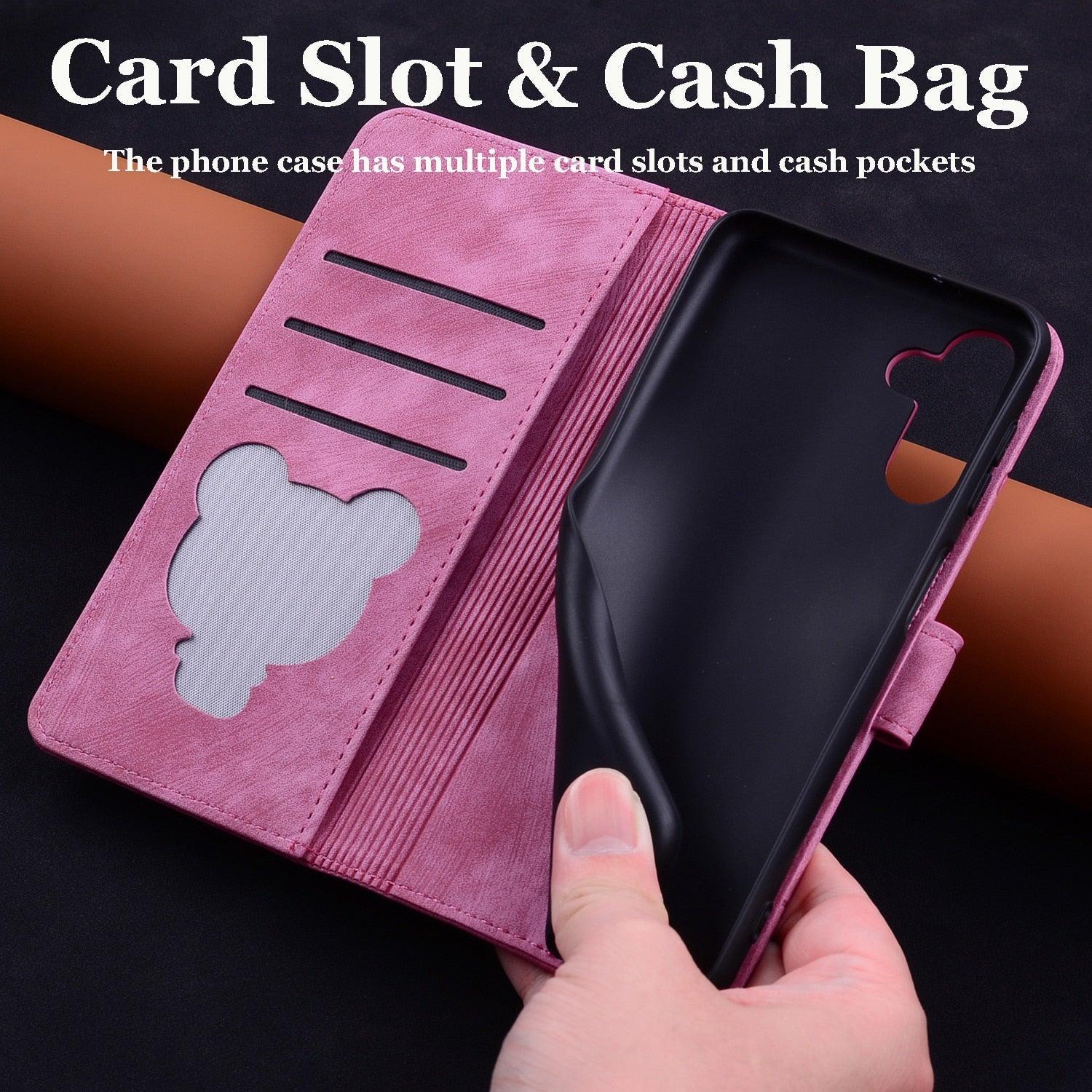 Luxury Leather Flip Phone Case For iPhone 14 13 Pro Max 11 12 Mini XR X XS Max Magnetic Wallet Bracket Cover PU Leather Stylish Case with Credit Card Holder Flip Drop Protection Shockproof Phone Cover Stevvex