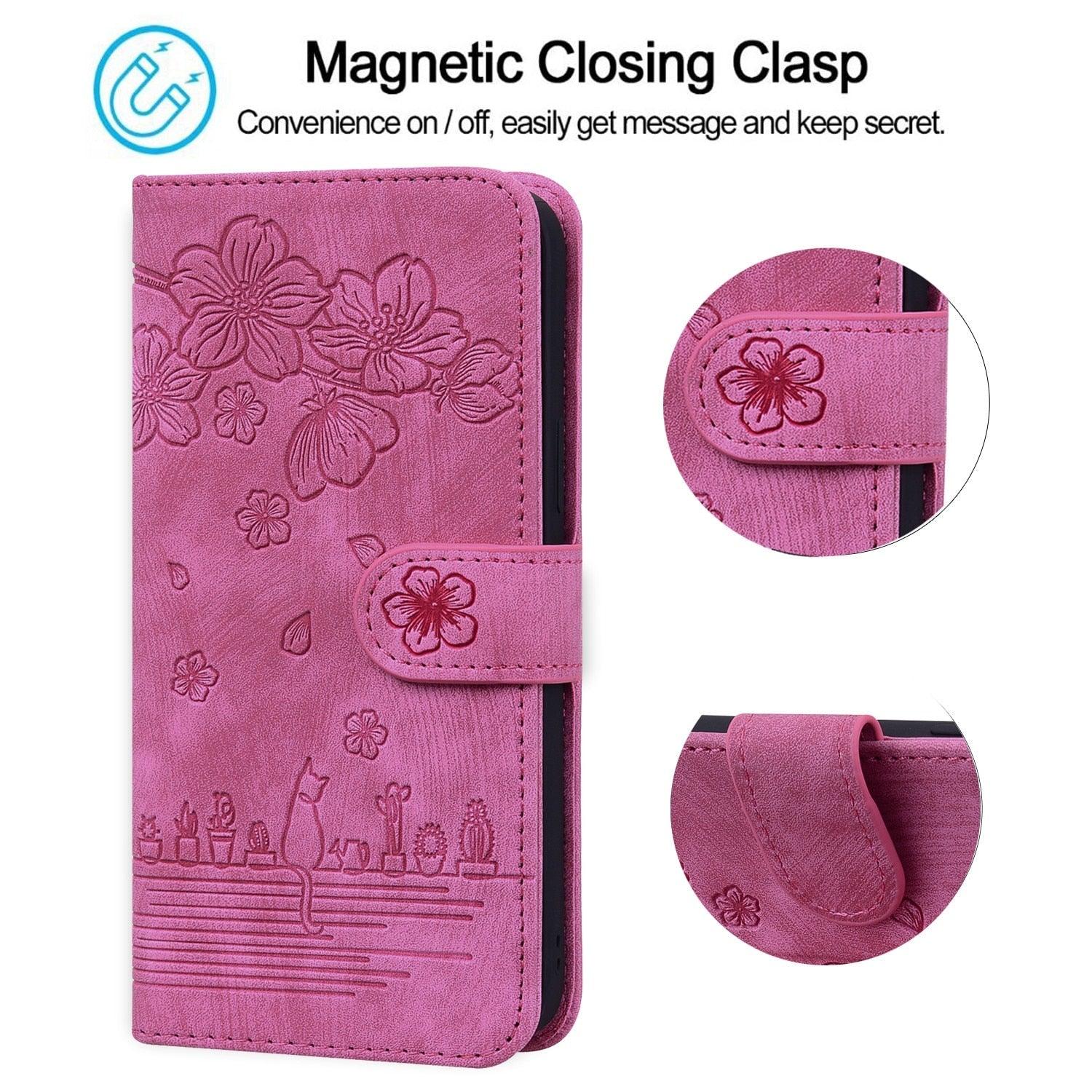 Luxury Leather Flip Phone Case For iPhone 14 13 Pro Max 11 12 Mini XR X XS Max Magnetic Wallet Bracket Cover PU Leather Stylish Case with Credit Card Holder Flip Drop Protection Shockproof Phone Cover Stevvex