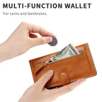 Luxury Leather Flip Wallet Case For iPhone 14 13 12 11 Pro MAX  X XS XR Card Holder Stand Cover Retro Brown Card Holder Slots Pocket Case PU Leather Magnetic Closure Kickstand Shockproof Flip Case Stevvex