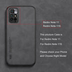 Luxury Leather Magnetic Case For Xiaomi Redmi Note 11 10 9 11E Pro 11S 10S 12 12X 10C POCO X3 NFC Pro F3 Covers With Metal Plate  Leather Premium Back Cover Mobile Phone Case Flexible Protective Ultra Thin Scratchproof Phone Cover Stevvex