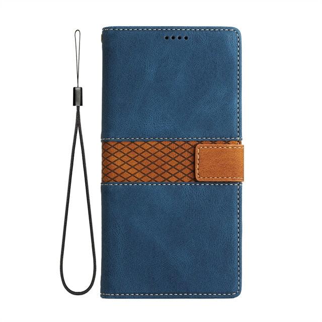Luxury Leather Magnetic Flip Case For iPhone 14 13 12 Mini 11 Pro XS Max X XR 6 6s 8 7 Plus SE Wallet Card Phone Cover PU Leather Wallet Case with Card Pockets Back Flip Cover for iPhone Stevvex