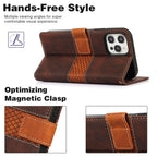 Luxury Leather Magnetic Flip Case For iPhone 14 13 12 Mini 11 Pro XS Max X XR 6 6s 8 7 Plus SE Wallet Card Phone Cover PU Leather Wallet Case with Card Pockets Back Flip Cover for iPhone Stevvex