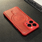 Luxury Leather Magnetic Wireless Charging Case For iPhone 14 11 12 13 Pro Max X XS XR 8 7 Plus Shockproof Soft Cover Shockproof Unique Vintage Design Leather Case For iPhone Stevvex