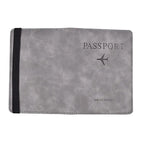 Luxury Leather Passport Elegant Cover Travel Passport Wallet Holder Document Organizer Case Men And Women Accessories