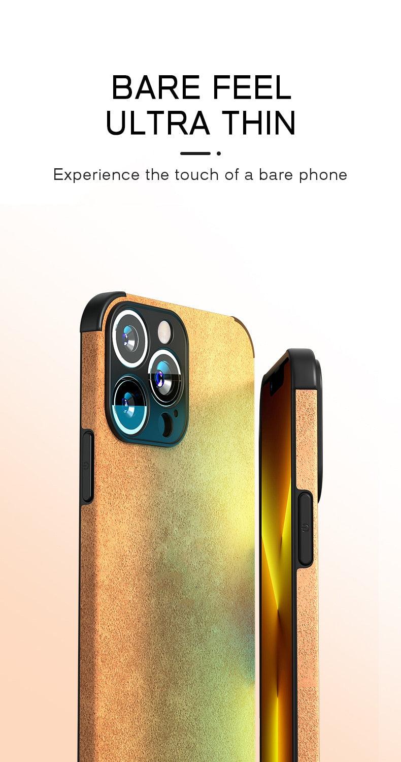 Luxury Leather Phone Case For iPhone 14 13 12 11 Pro Max Mini X XS XR 7 8 Plus SE Retro Solid Color Soft Silicone Cover PU Leather Classic Luxury Business Slim Cover Non-Slip Anti Scratch Full Protective Phone Cases Stevvex