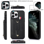Luxury Leather Phone Case For iPhone 14 13 12 Mini 11 Pro X XS Max XR Business Elegant Men Wallet Card Slot Cover Wallet Case With Card Holder PU Leather iPhone Case Stevvex