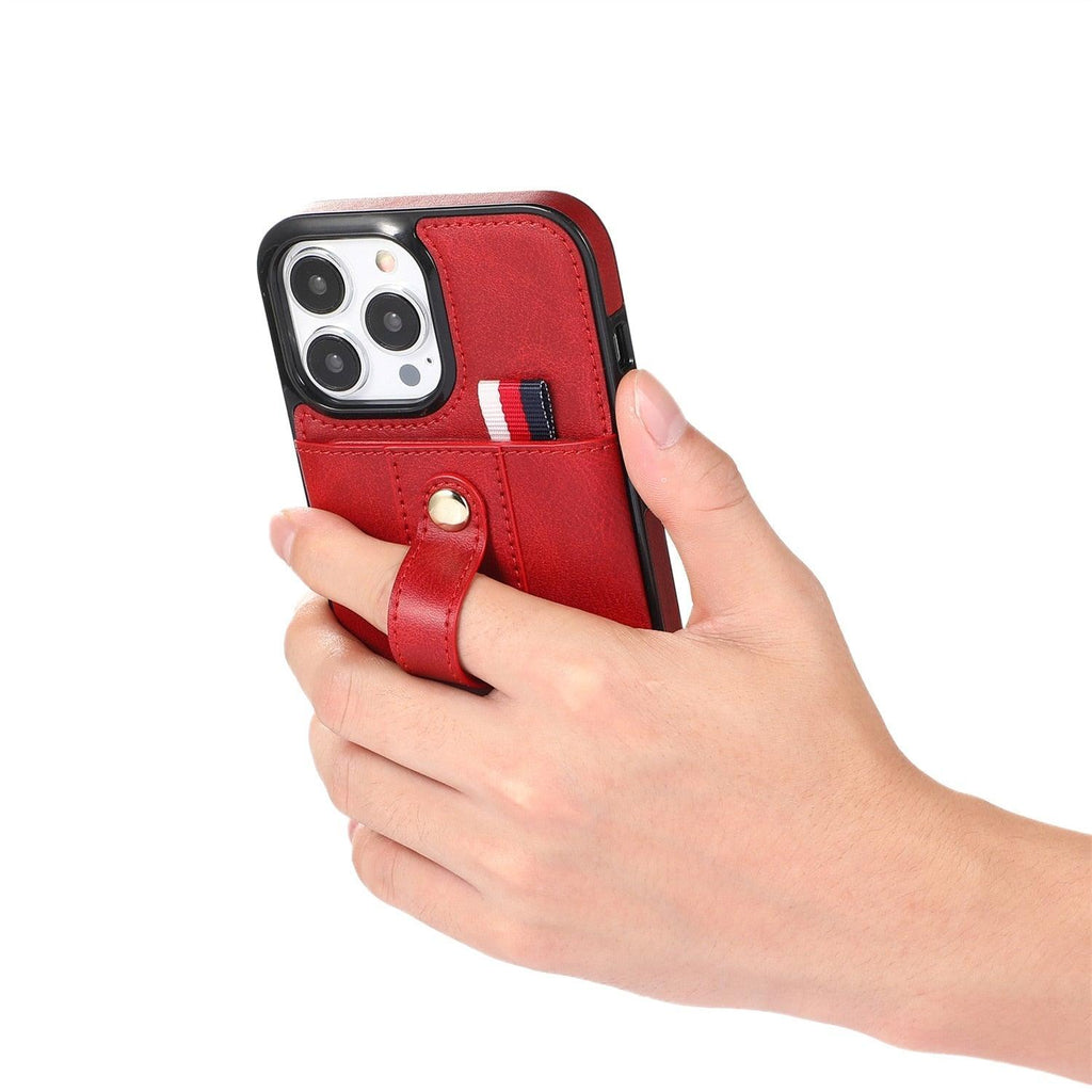 Luxury Leather Phone Case For iPhone 14 13 12 Mini 11 Pro X XS Max XR Business Elegant Men Wallet Card Slot Cover Wallet Case With Card Holder PU Leather iPhone Case Stevvex