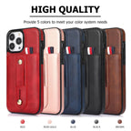 Luxury Leather Phone Case For iPhone 14 13 12 Mini 11 Pro X XS Max XR Business Elegant Men Wallet Card Slot Cover Wallet Case With Card Holder PU Leather iPhone Case Stevvex