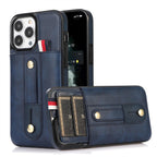 Luxury Leather Phone Case For iPhone 14 13 12 Mini 11 Pro X XS Max XR Business Elegant Men Wallet Card Slot Cover Wallet Case With Card Holder PU Leather iPhone Case Stevvex