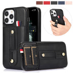 Luxury Leather Phone Case For iPhone 14 13 12 Mini 11 Pro X XS Max XR Business Elegant Men Wallet Card Slot Cover Wallet Case With Card Holder PU Leather iPhone Case Stevvex
