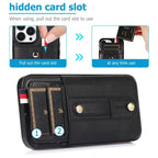 Luxury Leather Phone Case For iPhone 14 13 12 Mini 11 Pro X XS Max XR Business Elegant Men Wallet Card Slot Cover Wallet Case With Card Holder PU Leather iPhone Case Stevvex