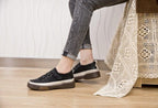 Luxury Leather Womens Sneakers Spring Shoes New Genuine Leather Casual Women Fashion Flat Girl Student Shoes Comfortable Women's Casual Flats Elegant Soft Walking Sneakers Stevvex