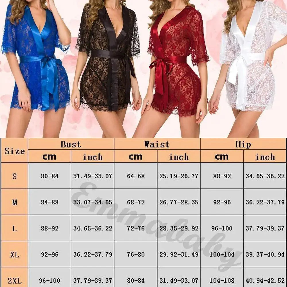 Luxury Lightweight Ladies Nightwear Elegant Short Gorgeous Design Bathrobe Sleepwear For Women Stevvex