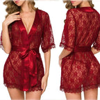 Luxury Lightweight Ladies Nightwear Elegant Short Gorgeous Design Bathrobe Sleepwear For Women Stevvex