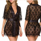 Luxury Lightweight Ladies Nightwear Elegant Short Gorgeous Design Bathrobe Sleepwear For Women Stevvex