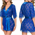 Luxury Lightweight Ladies Nightwear Elegant Short Gorgeous Design Bathrobe Sleepwear For Women Stevvex