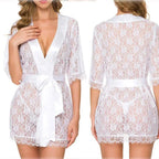 Luxury Lightweight Ladies Nightwear Elegant Short Gorgeous Design Bathrobe Sleepwear For Women Stevvex