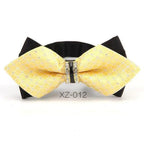 Luxury Men Polyester Bowtie Fashionable Bowtie Stylish Design Wedding Parties Bowties Stevvex