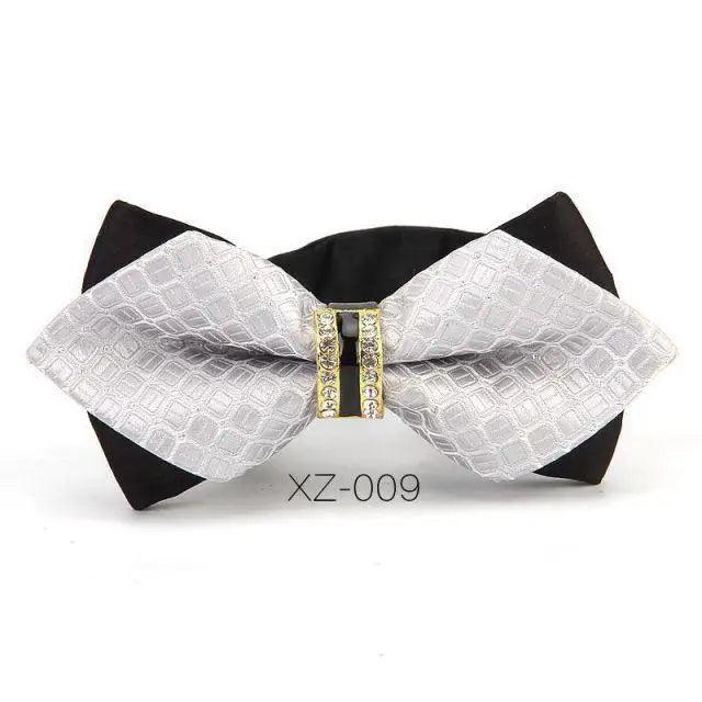 Luxury Men Polyester Bowtie Fashionable Bowtie Stylish Design Wedding Parties Bowties Stevvex
