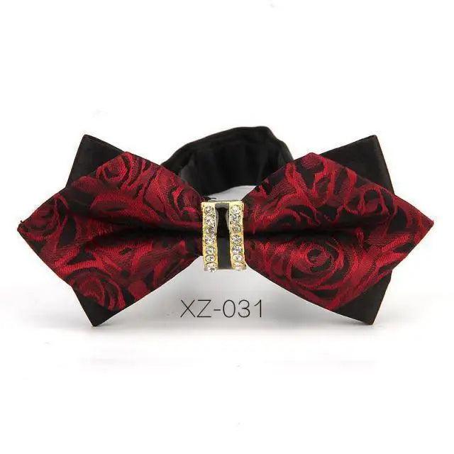 Luxury Men Polyester Bowtie Fashionable Bowtie Stylish Design Wedding Parties Bowties Stevvex