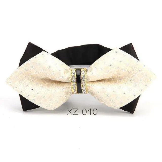 Luxury Men Polyester Bowtie Fashionable Bowtie Stylish Design Wedding Parties Bowties Stevvex