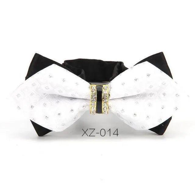Luxury Men Polyester Bowtie Fashionable Bowtie Stylish Design Wedding Parties Bowties Stevvex