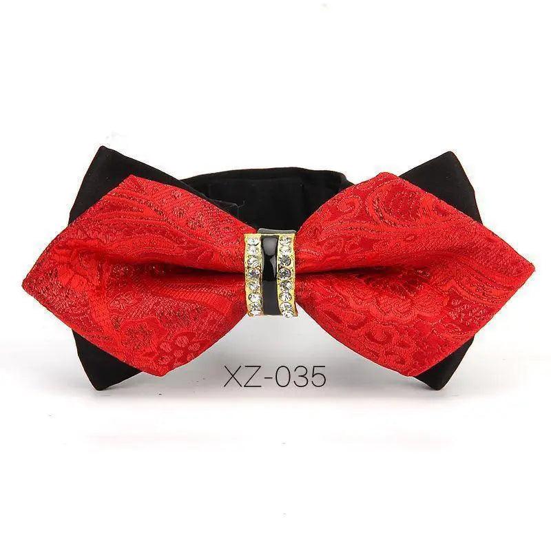 Luxury Men Polyester Bowtie Fashionable Bowtie Stylish Design Wedding Parties Bowties Stevvex