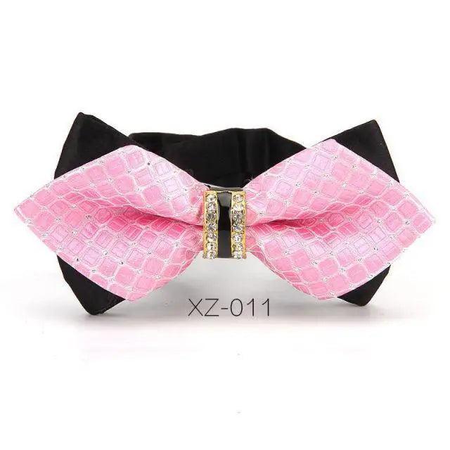 Luxury Men Polyester Bowtie Fashionable Bowtie Stylish Design Wedding Parties Bowties Stevvex