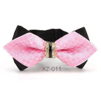 Luxury Men Polyester Bowtie Fashionable Bowtie Stylish Design Wedding Parties Bowties Stevvex