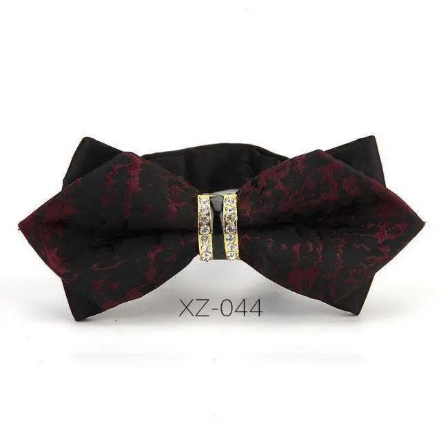 Luxury Men Polyester Bowtie Fashionable Bowtie Stylish Design Wedding Parties Bowties Stevvex