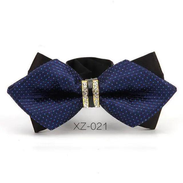 Luxury Men Polyester Bowtie Fashionable Bowtie Stylish Design Wedding Parties Bowties Stevvex