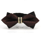 Luxury Men Polyester Bowtie Fashionable Bowtie Stylish Design Wedding Parties Bowties Stevvex