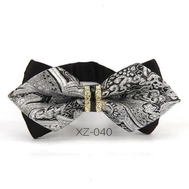 Luxury Men Polyester Bowtie Fashionable Bowtie Stylish Design Wedding Parties Bowties Stevvex
