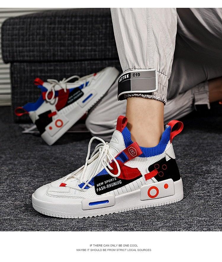 Luxury Mens Sneakers Casual Shoes Modern Trainer Race Off Walking Tennis Breathable Athletic Shoes Men Gym Casual Sneakers Slip On Sport Sneakers Stevvex