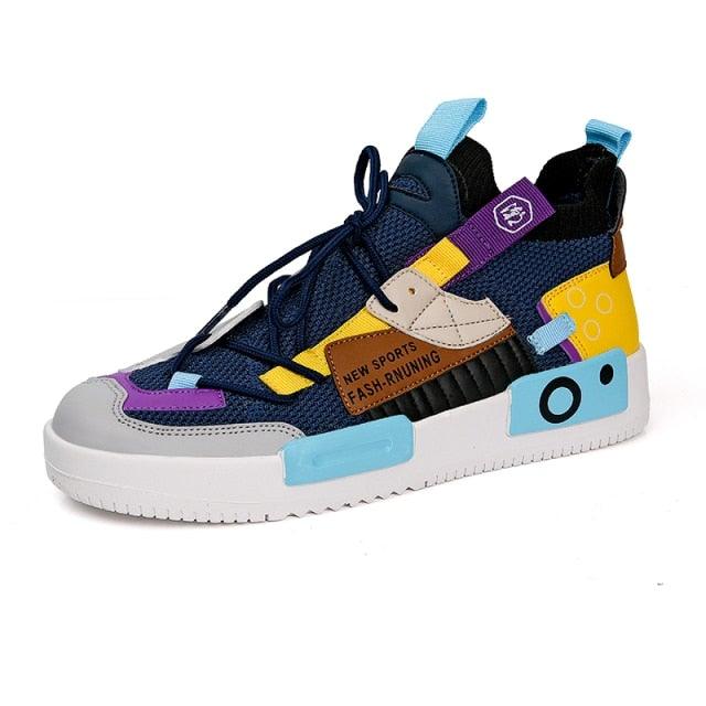 Luxury Mens Sneakers Casual Shoes Modern Trainer Race Off Walking Tennis Breathable Athletic Shoes Men Gym Casual Sneakers Slip On Sport Sneakers Stevvex