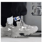 Luxury Mens Sneakers White Sneakers Men High Fashion Comfy Fashion Sneakers Breathable Athletic Casual Shoes Shock Absorption For Running Stevvex